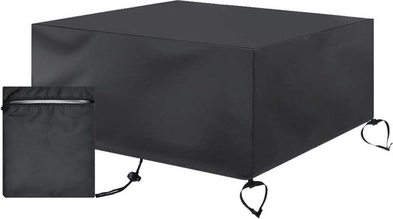 Heavy Duty 420D Square Fire Pit Cover for 28-32 Inch Fire Pit Table