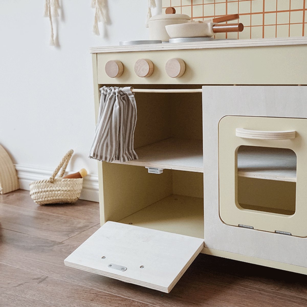 Buxibo Houten Speelgoedkeuken - Kinderkeuken Inclusief Accessoires en Keukengerei - Speelkeuken — afbeelding 5