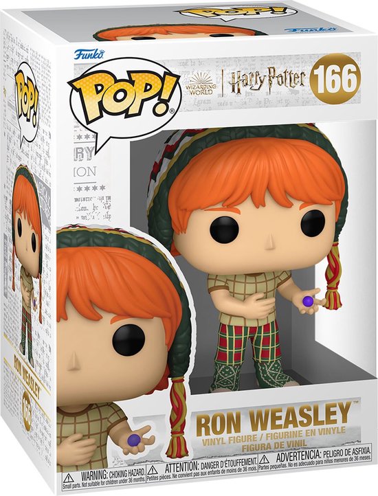 Harry Potter Ron Weasley vinyl figuur 166 Funko Pop! meerkleurig - PVC - Fan merch, Film