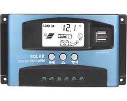 MPPT Zonne-energie Acculader 40A 50A 60A 100A Solar Charge Controller met LCD Display en USB 12V 24V