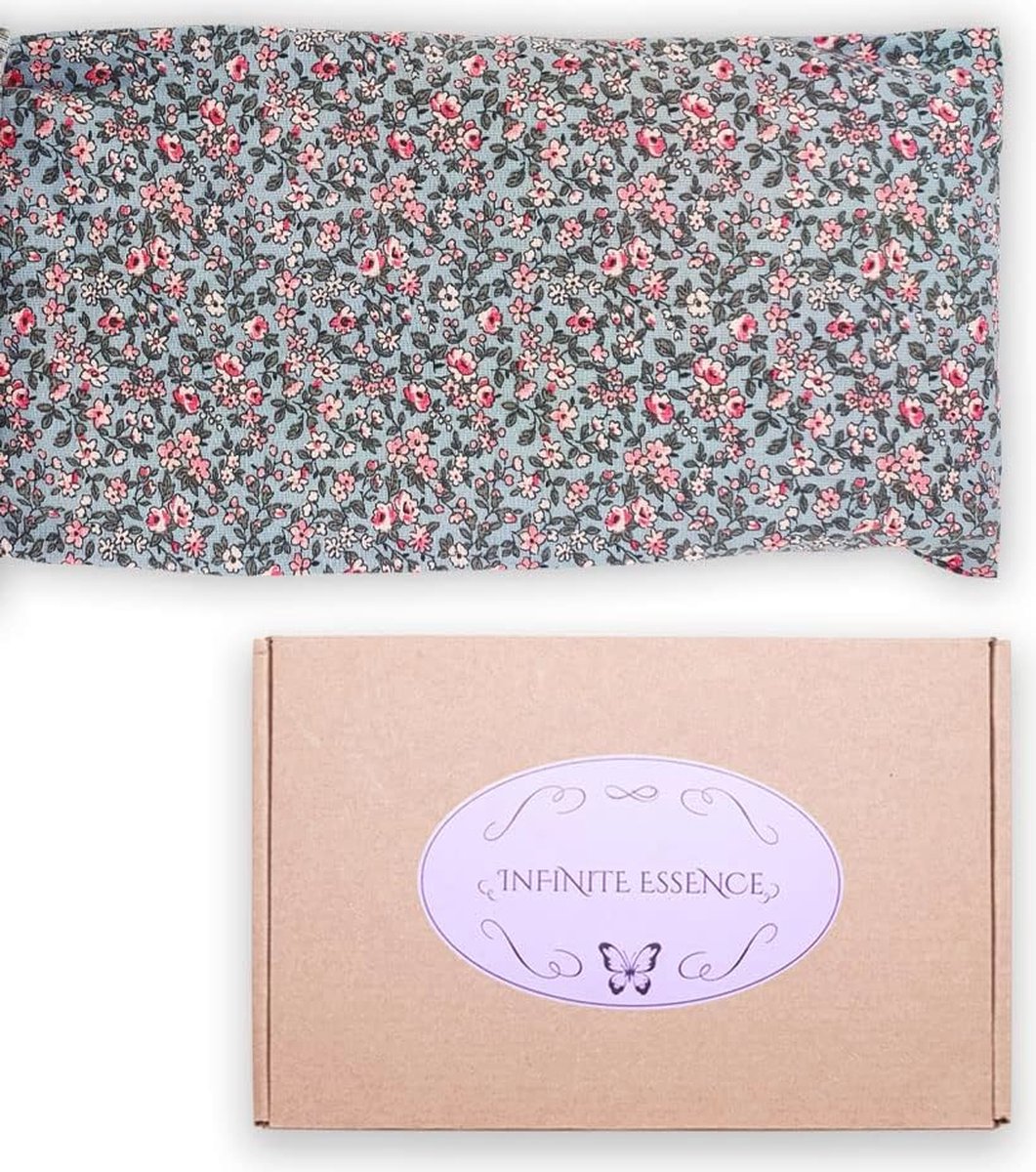 Goedkoopste Warmtekussen met Tarwe- en Lavendelzaden voor Koude- en Warmtetherapie - Ideaal voor Nek- en Rugpijn - Wasbare Katoenen Overtrek 48x15 cm