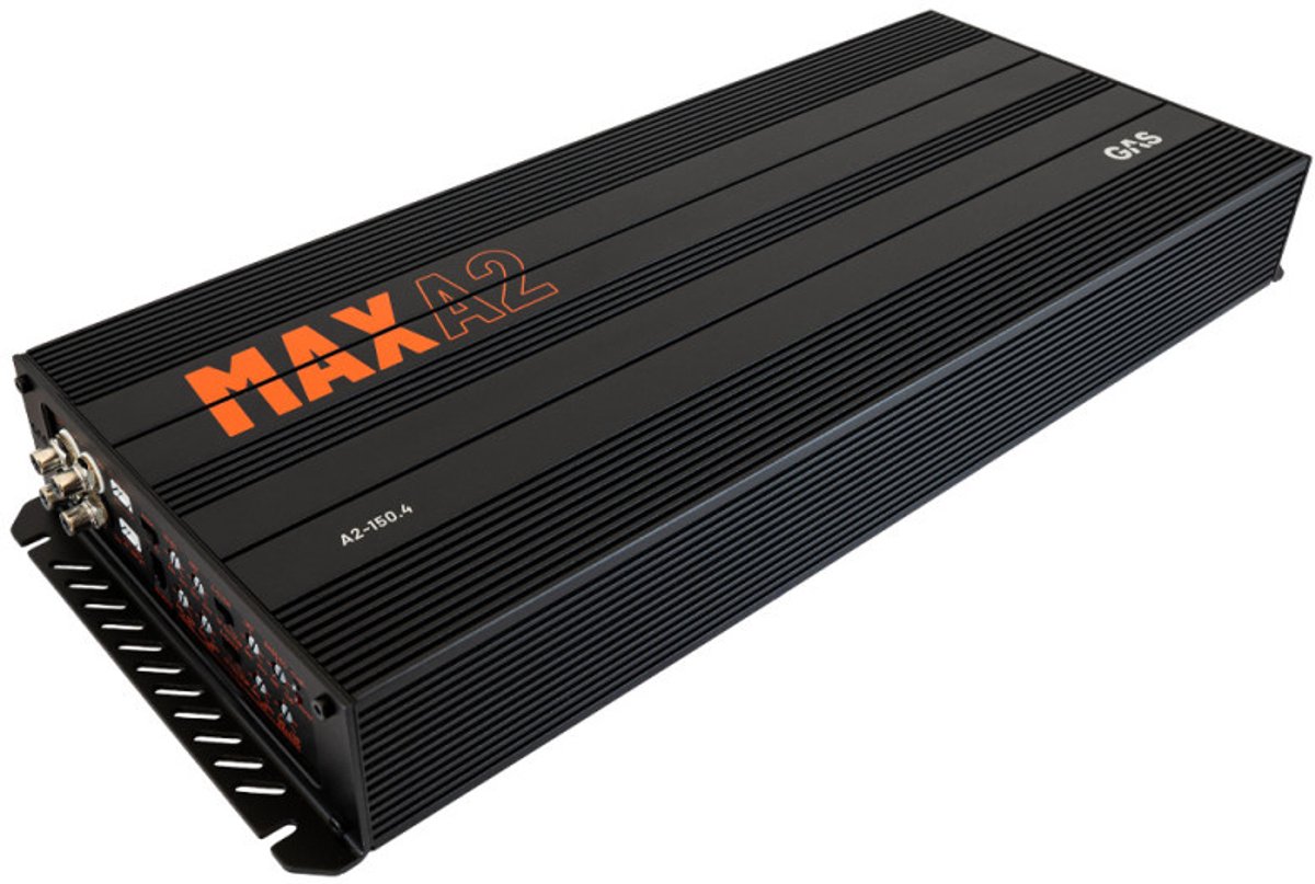 Gas Audio Power Gas Max Level 2 Four Channel Amplifier voor Auto Geluidssystemen en Hoogwaardige Geluidskwaliteit