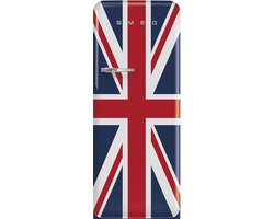 Smeg FAB28RDUJ5 combi-koelkast Vrijstaand 270 l D Blauw, Rood, Wit