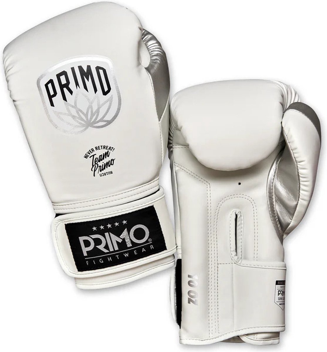 Primo Emblem 2.0 Semi Leather Bokshandschoenen - Wit 16 oz