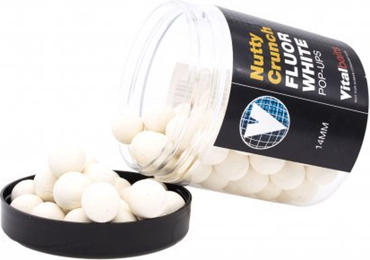 Vital Baits Nutty Crunch Pop Ups Wit 14mm