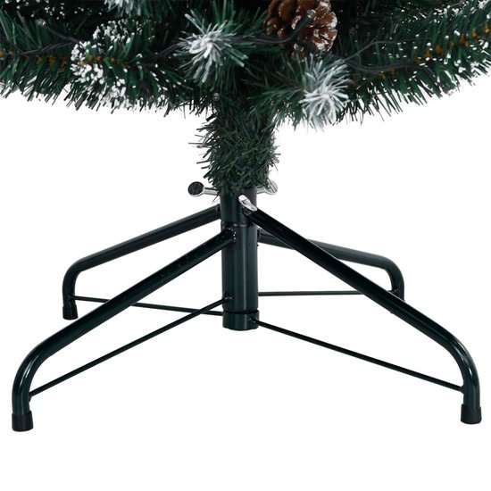 COSTWAY Kunstkerstboom 210 cm met metalen standaard