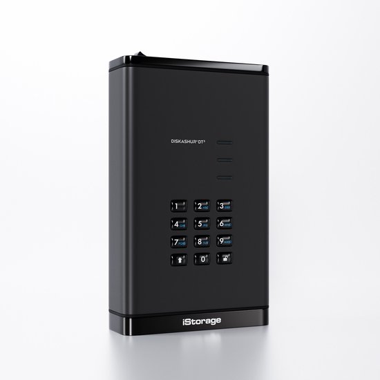 iStorage diskAshur DT3 HDD - externe harde schijf - 4TB - USB - 256-bit - Zwart van Merkloos — afbeelding 3