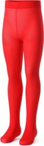 Bellivalini BLV-FI-1008 Kinderen Glad Panty - 40 DEN -Microvezel - Polyamide - Rood - 152/158