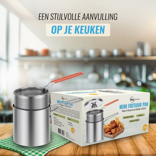 Friteuse 3 Litres Acier Mini Friteuse Japonaise En Acier Inoxydable Avec Couvercle Pour Filtre Petite Friteuse Friteuse 3 Litres Acier Mini Friteuse Japonaise En Acier Inoxydable Avec Couvercle Pour Filtre Petite Friteuse