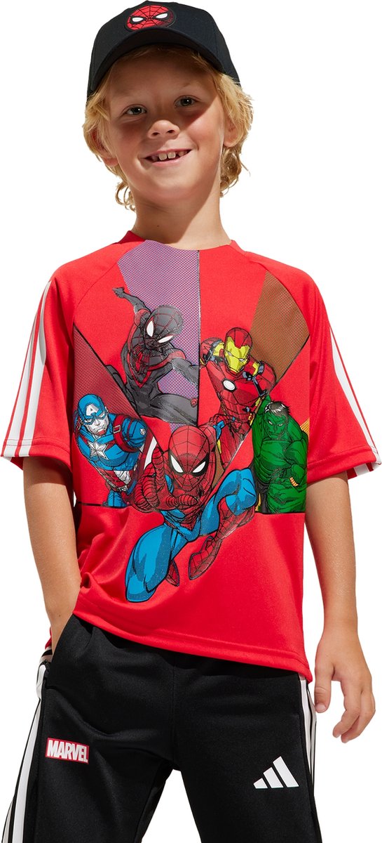 adidas Sportswear ADIDAS MARVEL SPIDER-MAN T-SHIRT Kinderen Rood