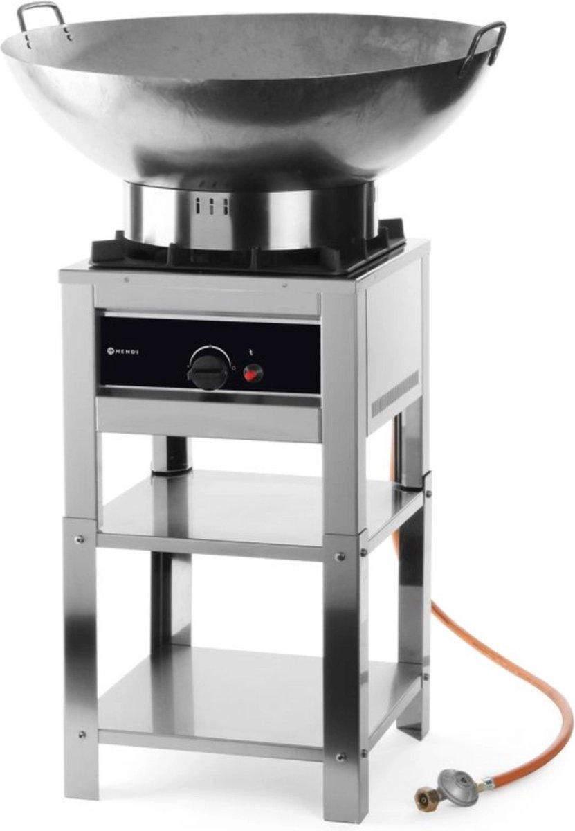 HENDI Profi Line hokker – robuust roestvast staal – 6,7 kW – 425x425x400 mm