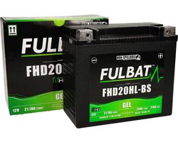 Fulbat YHD20HL-BS Motor Accu 12V 20Ah – Gel SLA Accu | Onderhoudsvrij o.a Harley Davidson