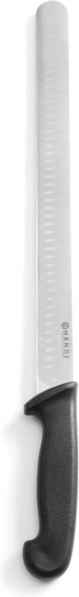 HENDI Ham- en zalmmes – zwart – polypropyleen heft – 490 mm – roestvrij staal