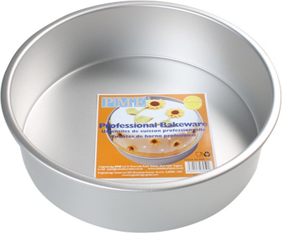 Taartpan PME rond Ø15 x 7,5 cm - binnenmaten bakblik