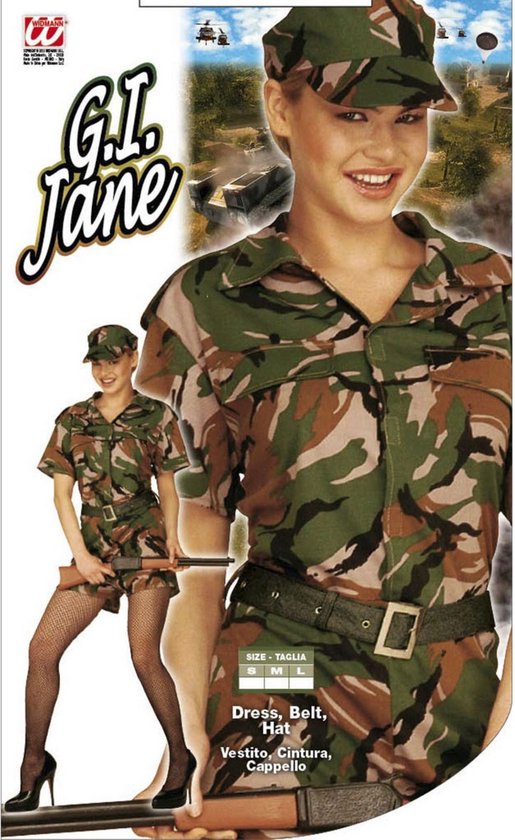 Militaire outfit voor dames Verkleedkleding Large bol