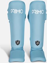 Primo Classic Muay Thai Scheenbeschermer - Arctic Blue - lichtblauw - Maat S