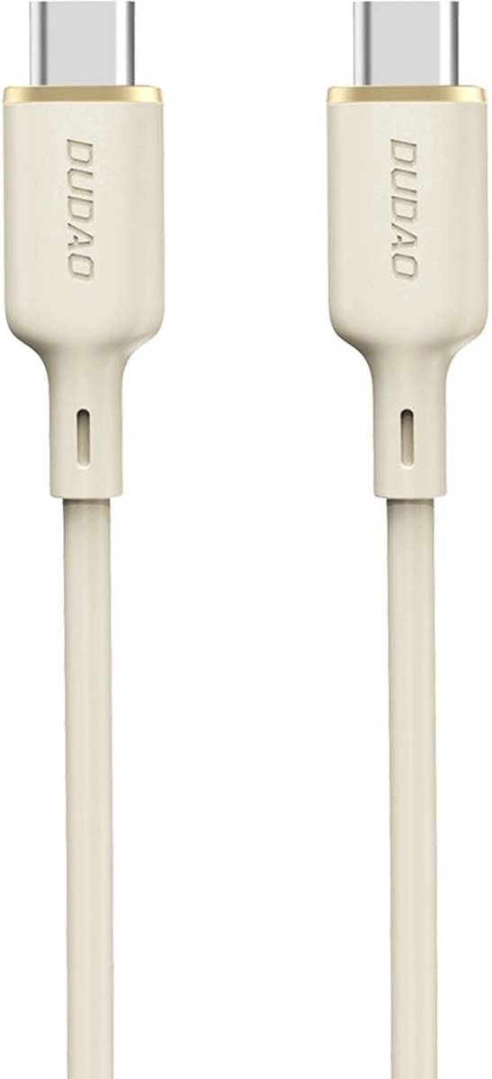 Dudao - L7SCC - USB-C - USB-C kabel 100W 1m - beige