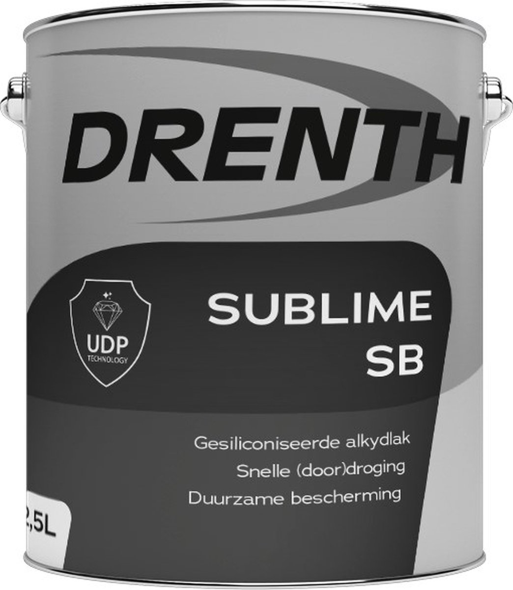 Drenth Sublime SB - Ral 9016 Verkeerswit - 1 liter