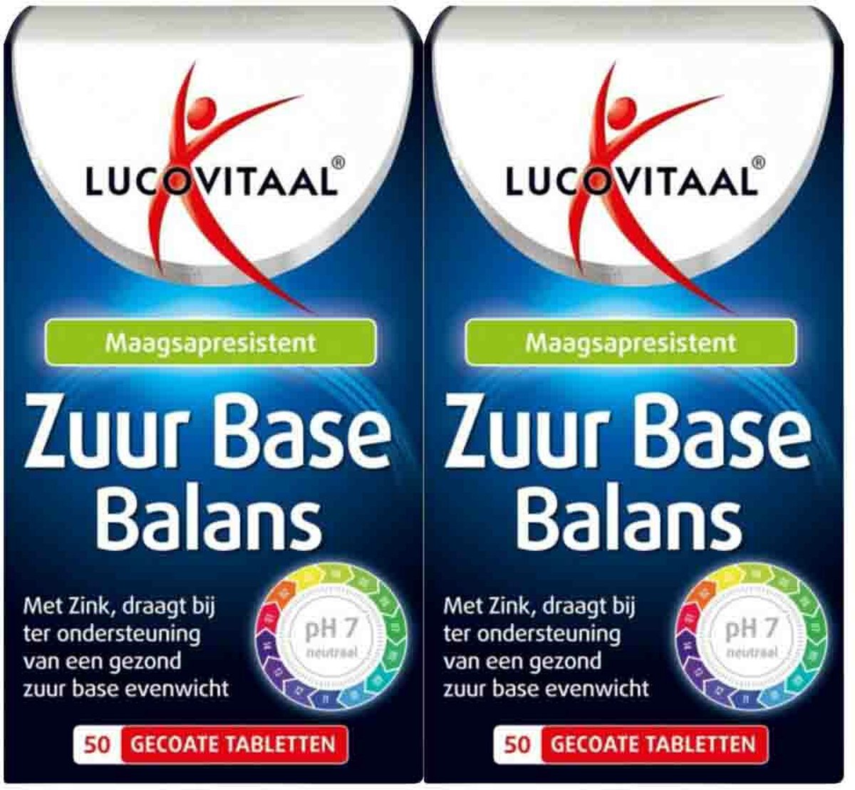 Goedkoopste 2x Lucovitaal Zuur Base 50 tabletten