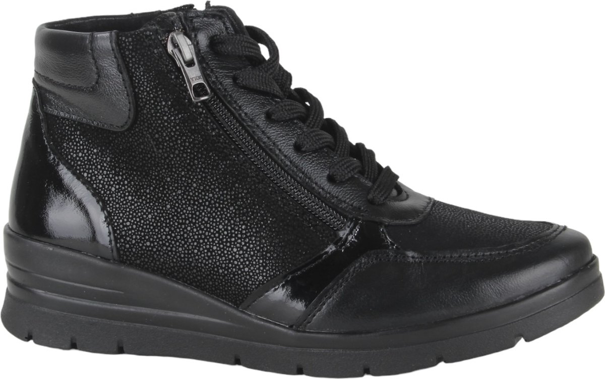 Ti Comos 2510003-000 dames veterboots sportief maat 38 zwart