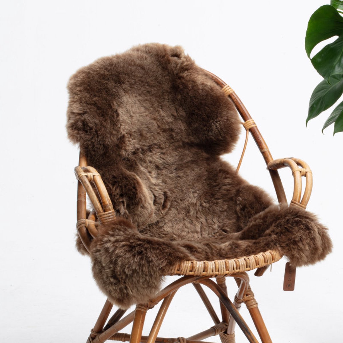 SHEEPY® | Schapenvacht | Sólveig (Bruin) XL (110-115cm) - Sheepy.cc