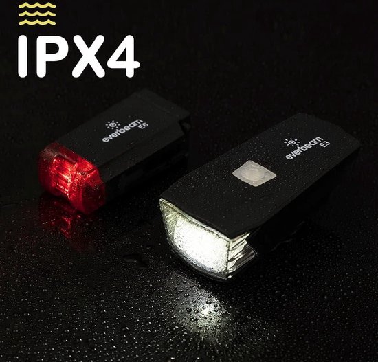 USB Oplaadbare Fietsverlichting Voor Nachtritten Super Helder Voorlicht En Achter LED Fietsverlichting Fietsachterlichtset