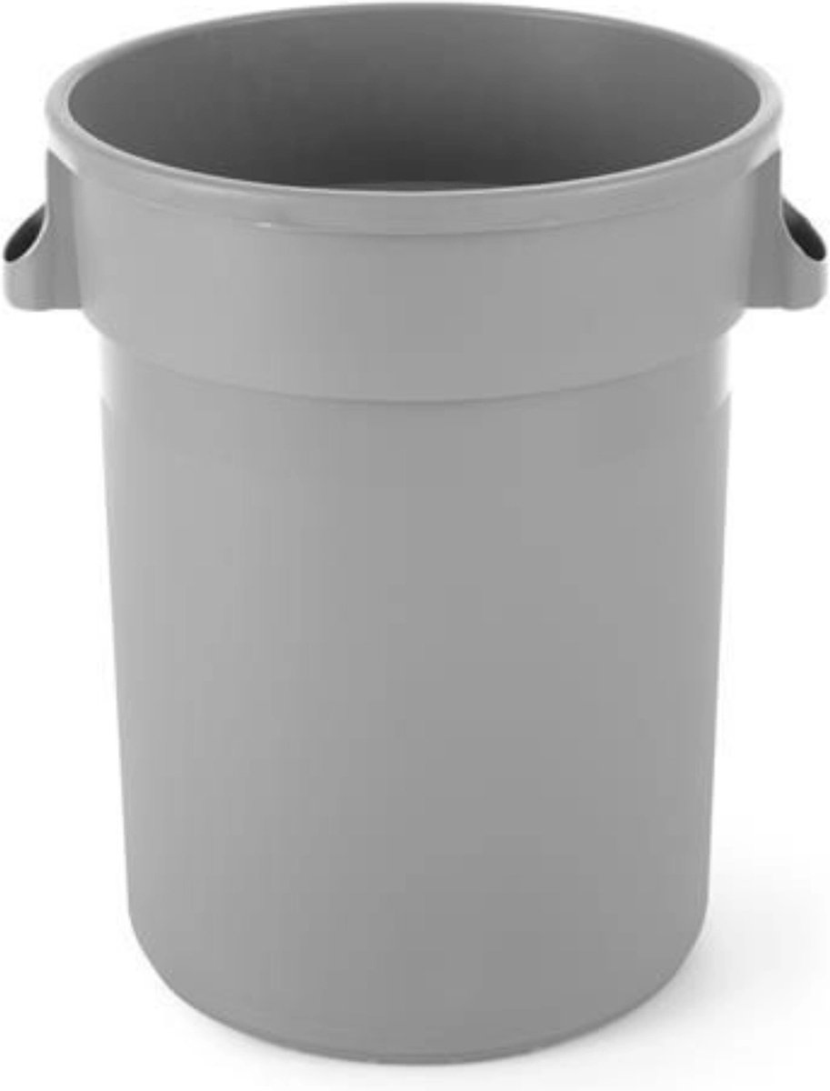 Goedkoopste AmerBox Ronde afvalbak – 120L – lichtgrijs – duurzaam polypropyleen – Ø550x(H)690mm