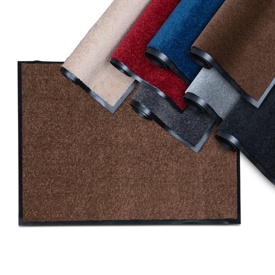 Deurmat Voor Binnen 40 x 116 cm Antislip, Stofdicht, Waterdicht Antislip Droogloopmat Voor Binnen en Buiten Voor Vuilvanger Voor Voordeur, Gang, Entree, Keuken, Grijs