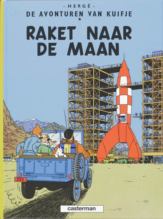 De avonturen van Kuifje - Kuifje 15 Raket naar de maan - cover