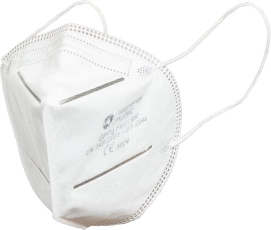 Foto: Cerva stofmasker paar ffp3 stofbeschermers 10 stuks one size