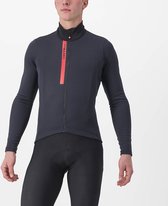 Castelli Fietsshirt lange mouwen Heren Zwart Rood - ENTRATA THERMAL JERSEY LIGHT BLACK-RED - L