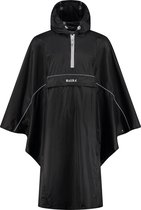 Ralka Regenponcho - Zwart - Volwassenen