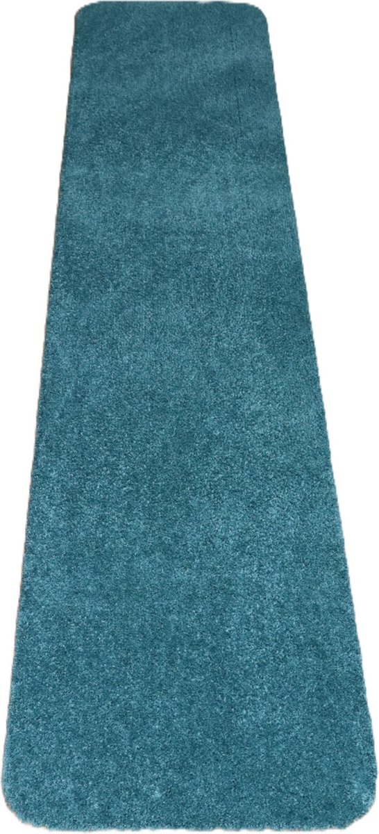 PRIMA - Soft - Wastafelmat - Badmat - Loper - blauw - groen - 40x180cm - antislip