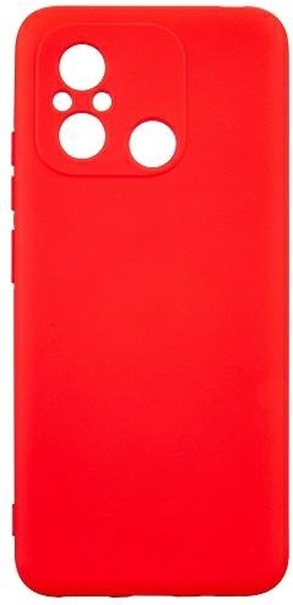 Beline siliconen hoesje voor Xiaomi 12C rood/rood