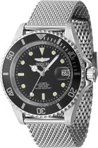 Invicta Pro Diver 47720 Heren Horloge - Waterdicht - Analoog - Automatisch Uurwerk - Roestvrij Staal met zwarte Wijzerplaat - 40mm