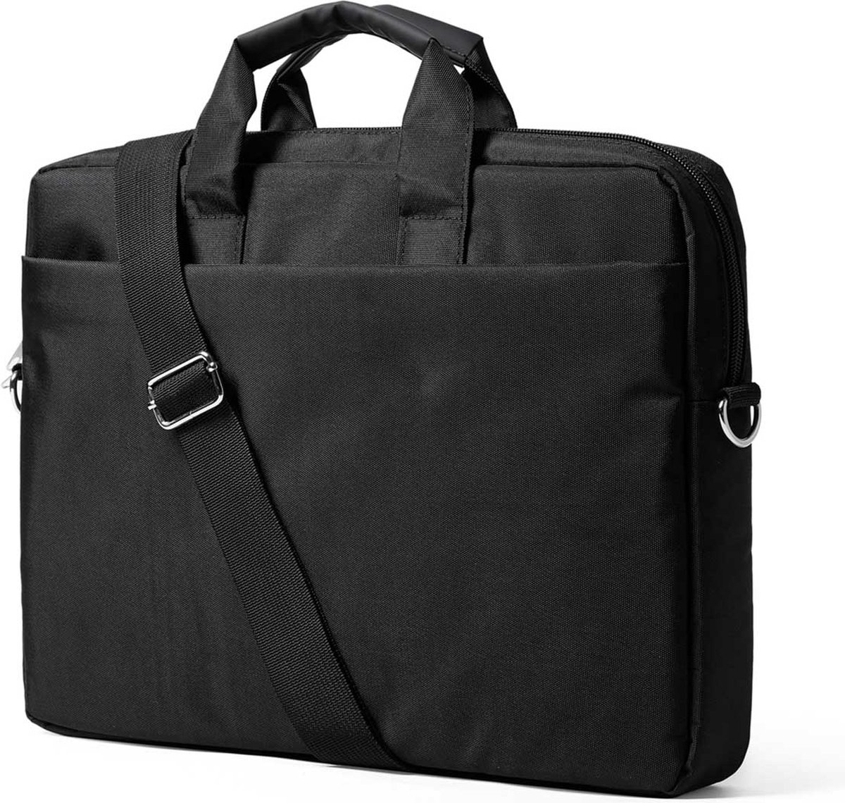 ACCEZZ Laptoptas Aktetas met laptopvak 17,3 inch Zwart