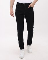 Jeans Homme - Pantalon en Denim Stretch Neat Homme - Coupe Regular - MM-R-04 - Zwart