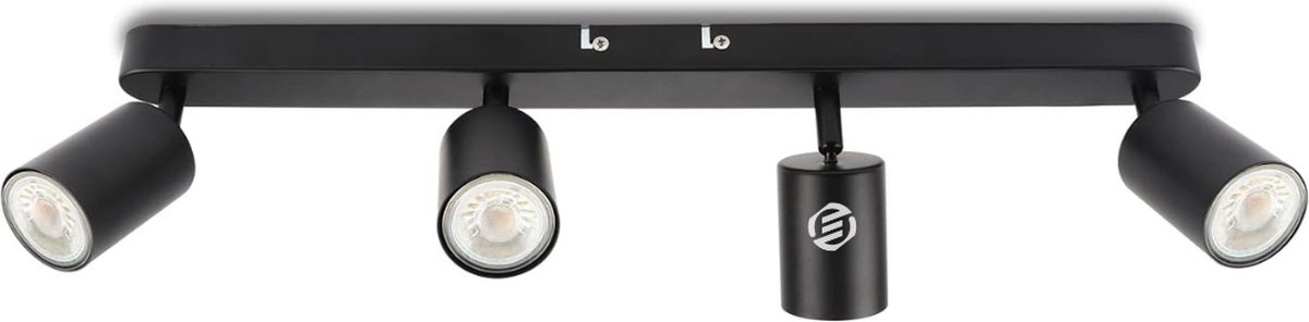Equivera Plafonaire Lamp - Lamp - Plafond Lamp - Plafonnaire Lamp - Plafondlamp Zwart