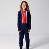 Arsenal F.C. Jongenspyjamaset - Nachtkleding PJ's voor kinderen Tieners Comfortabele loungekleding 5-14 jaar - Voetbalcadeaus voor jongens (rood/grijs, 7-8 jaar