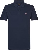 Petrol Industries Heren Polo Shirt - Korte Mouw - Katoen - Herenkleding - Blauw - Maat XL