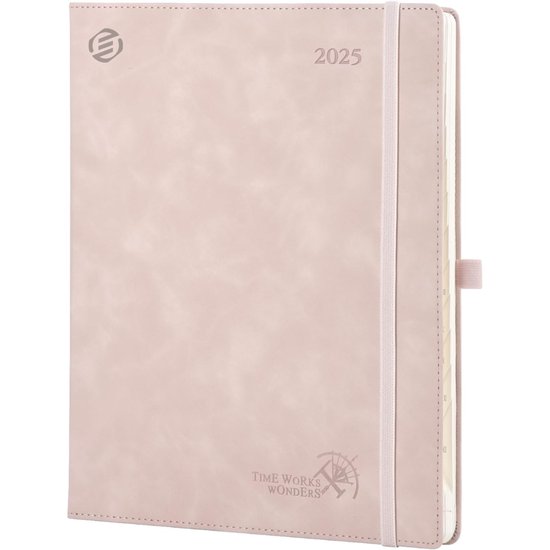 Planificateur hebdomadaire Equivera 2025 - Planificateur hebdomadaire - Agenda - Calendrier - Planificateur mensuel - Planificateur familial