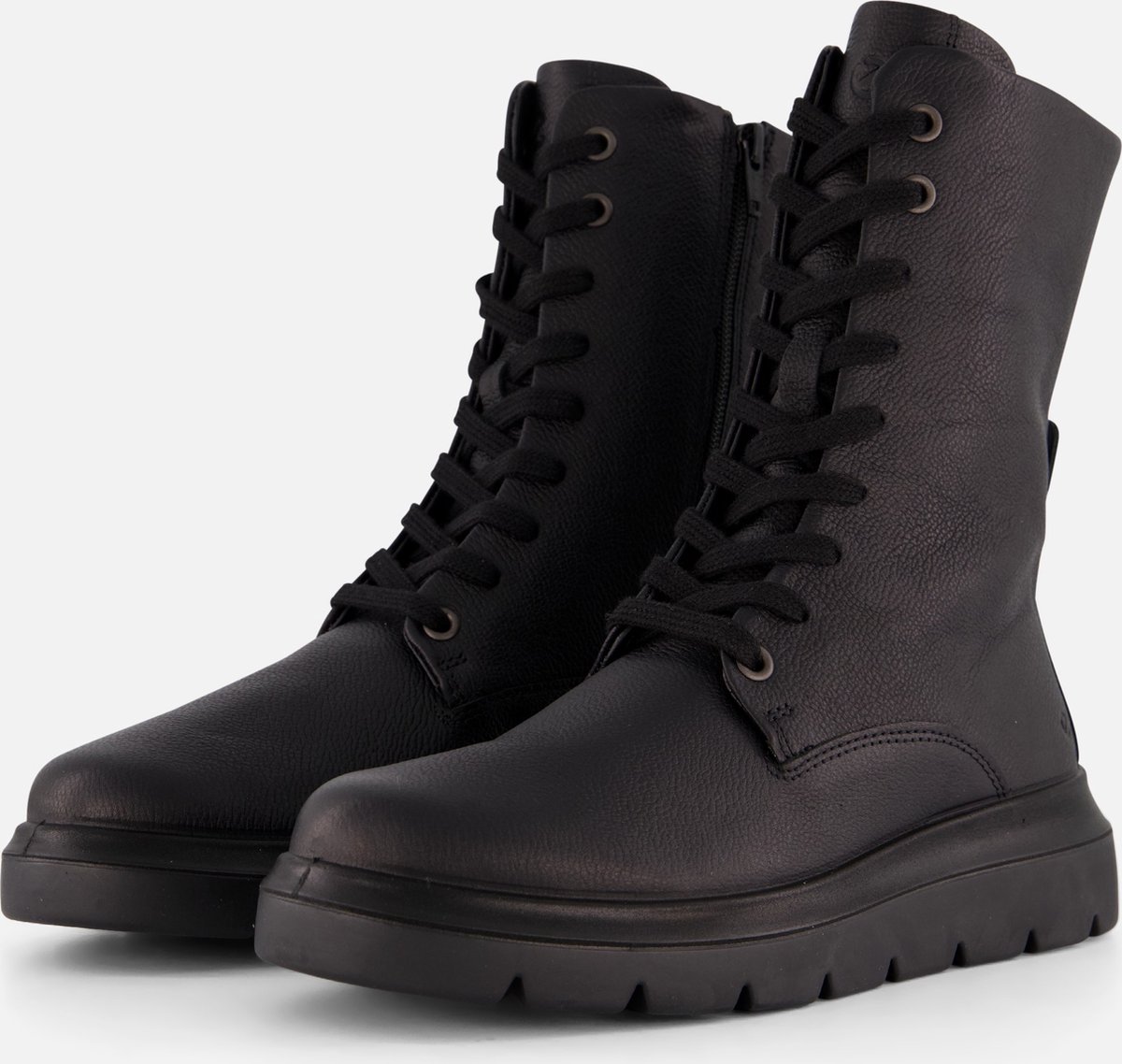 Ecco Nouvelle Limestone dames veterboot - Zwart - Maat 37