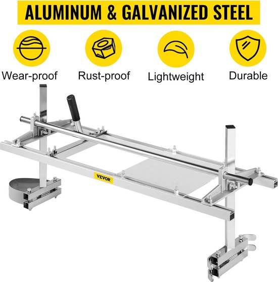 Vevor - Stamsnijder - Kettingzaagmolen - Planken Zagen - Stamsnijder - Plankenzager - 14-36 Inch - Draagbare Zagerij - Hout Zagen - Boomstam Snijder - Aluminium/Staal van VEVOR — afbeelding 3