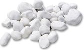 Xaralyn Witte kiezels (3 kg) - Sfeerhaard decoratie - sfeerhaardvulling - bio-ethanolhaard - elektrische sfeerhaard