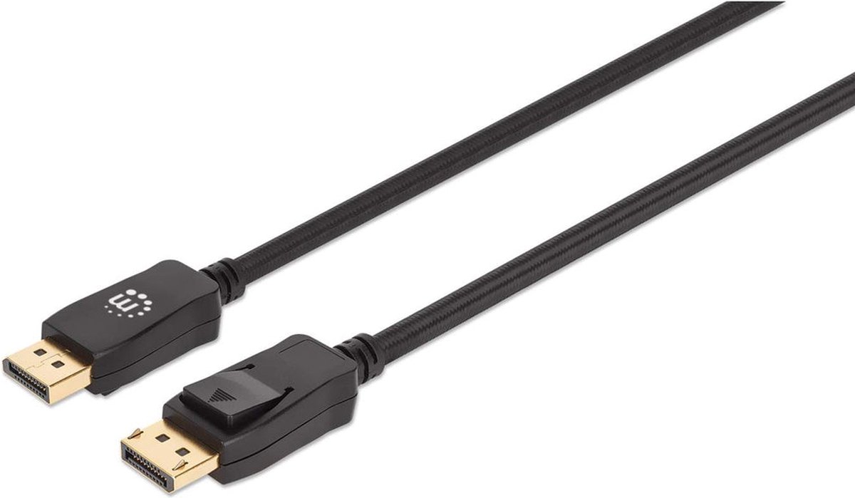 Manhattan 353625 DisplayPort-kabel – 3.00 m – Zwart – 8K UHD