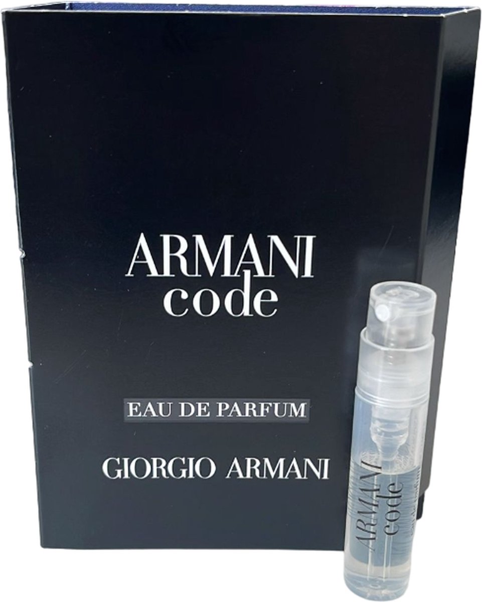 Goedkoopste Giorgio Armani Code - Eau de Parfum - 1,2ml Reisverpakking
