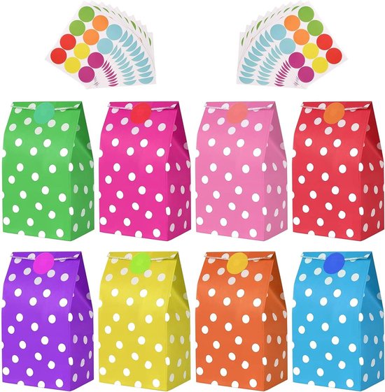 12 PCS Kat Gift Bags, Cat Party Favor Bags, Pet Adoptie Kat Thema Party Decoration Gift Bags, Verjaardagscadeautassen voor kinderen, snoepfeestcadeautassen voor jongens, meisjes, kinderen