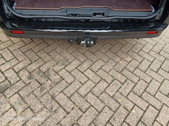 Foto: Bumperplaat hoogglans zwart renault trafic opel vivaro fiat talento nissan nv300 bumperbeschermer bumperbescherming