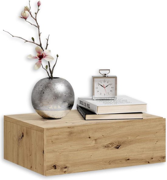 Yaheetech Nachtkastje met lade voor boxspringbed, bijzettafel, smal, banktafel, telefoontafel, nachtkastje, wit, afmetingen (b x h x d): ca. 35 x 35 x 70 cm