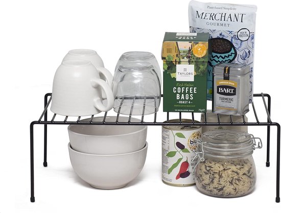 simplywire – Keukenkastjesorganizers – Set Van 4 opbergrekken – Verchroomd Staal